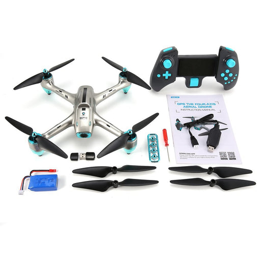 6957G 2.4G GPS Positioning 720P HD Wide Angle Camera FPV RC Drone Quadcopter Real-Time Follow Me One Key Return 360 Flips