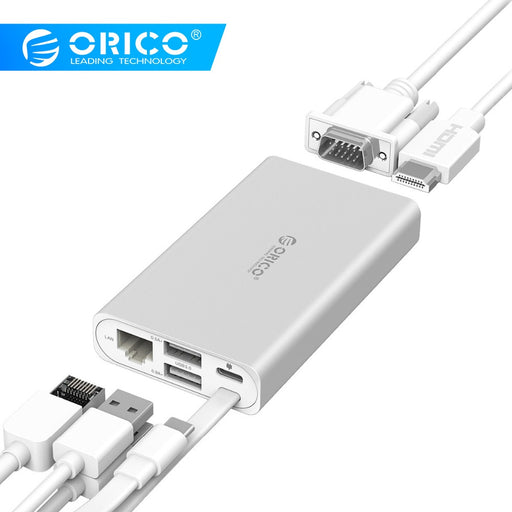 ORICO Laptop Docking Station LAN Adapter Network Ethernet Wired Network Huawei Matebook Type-C Multi-function Docking Station