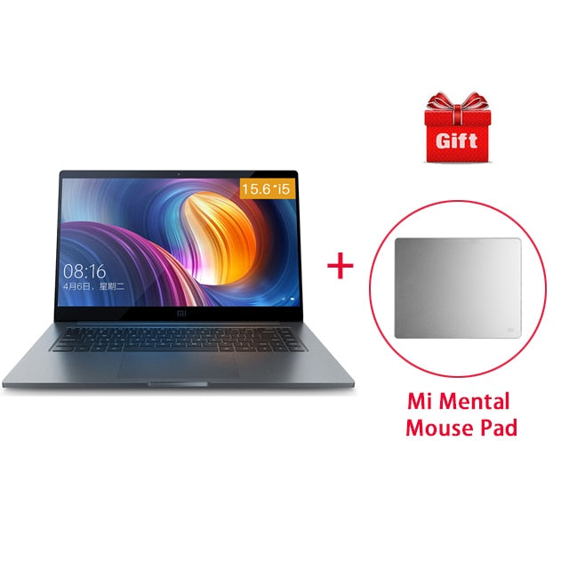 Original Xiaomi Notebook Pro 15.6'' Intel Core i5/i7 Laptop MX150 2GB GDDR5 Fingerprint Recognition 8GB/16GB DDR4 Computer