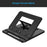 ORICO Laptop Holder USB-C to HDMI PD USB 3.0 HUB SD/TF Ports 7 Angles Adjustable Anti-skid Silicone Hollow Heat-dissipation