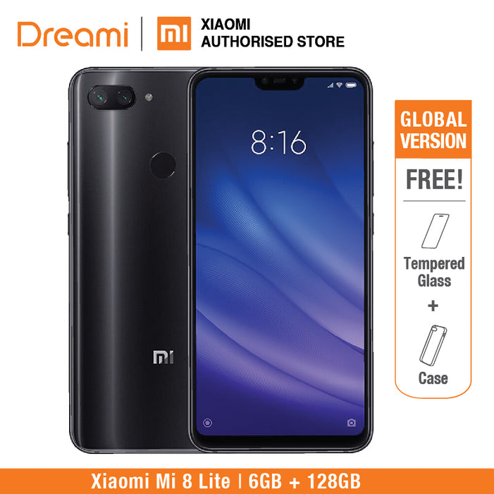 Global Version Xiaomi Mi 8 Lite 128GB 6GB Ram (Brand New and Sealed) mi8 lite