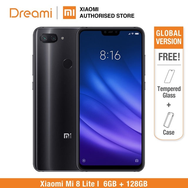 Global Version Xiaomi Mi 8 Lite 128GB 6GB Ram (Brand New and Sealed) mi8 lite