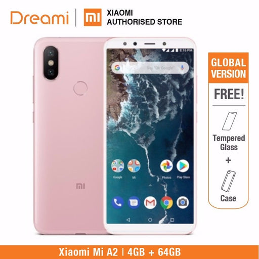 Global Version Xiaomi Mi A2 64GB ROM 4GB RAM ( Brand New and Sealed) mia2 64gb