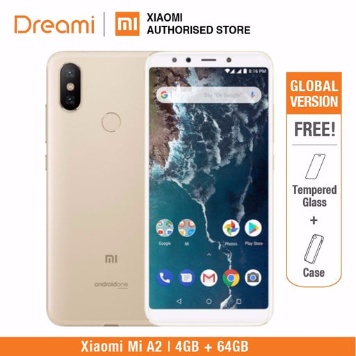 Global Version Xiaomi Mi A2 64GB ROM 4GB RAM  (Brand New and Sealed) mia2 64gb