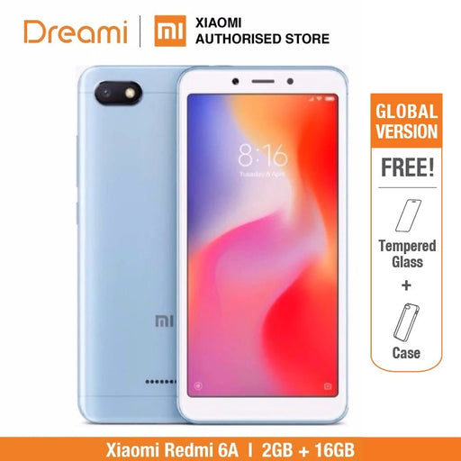 Global Version Xiaomi Redmi 6A 16GB ROM 2GB RAM (Brand New and Sealed) redmi6a 16gb