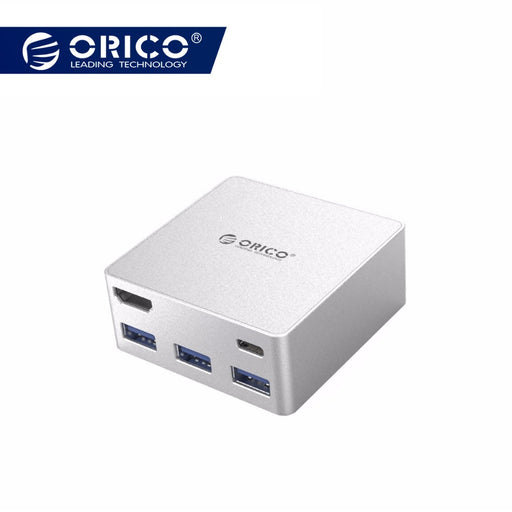 ORICO Aluminum Laptop Docking Stations TYPE-C to TYPE-C HDMI Converter for New Macbook Laptop Desktop PC With 3 USB3.0 HUB