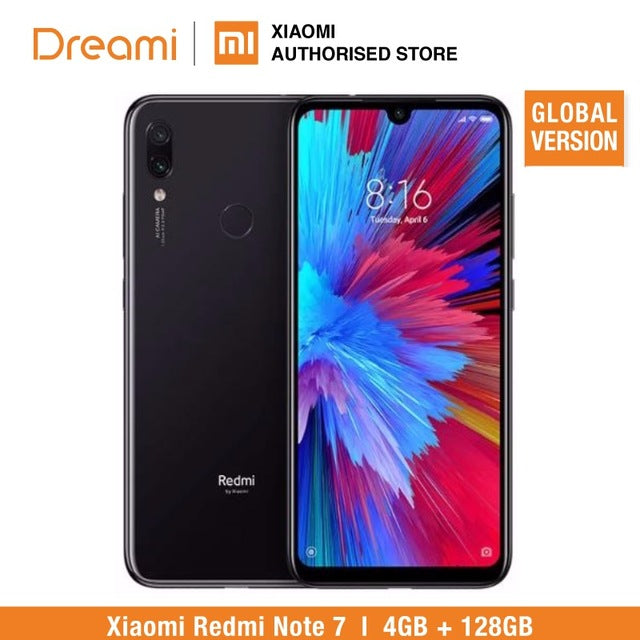 Global Version Redmi Note 7 128GB ROM 4GB RAM (Brand New and Sealed Box) OFFICIAL Rom, note7 128gb Red