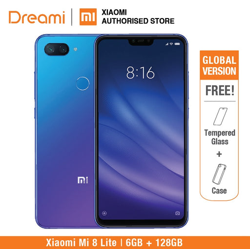 Global Version Xiaomi Mi 8 Lite 128GB Rom 6GB Ram (Brand New and Sealed) mi8 lite 128gb