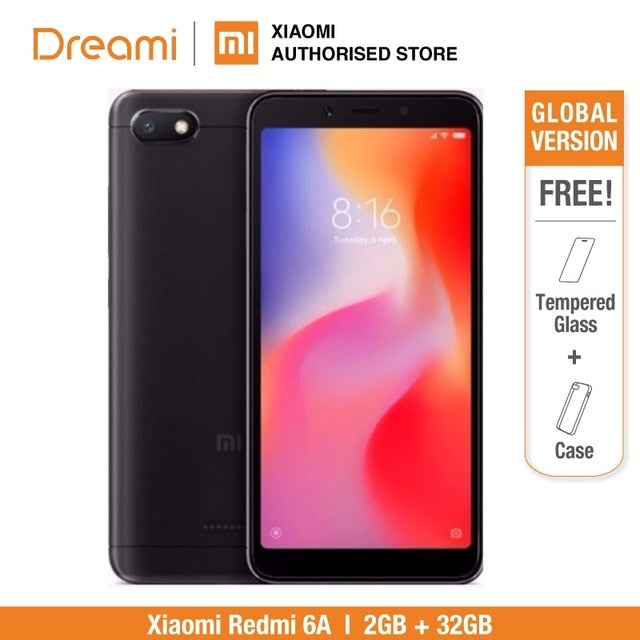 Global Version Xiaomi Redmi 6A 32GB ROM 2GB RAM (Brand New and Sealed) redmi6a 32gb