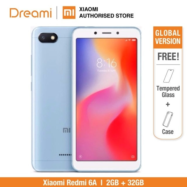 Global Version Xiaomi Redmi 6A 32GB ROM 2GB RAM (Brand New and Sealed) redmi6a 32gb