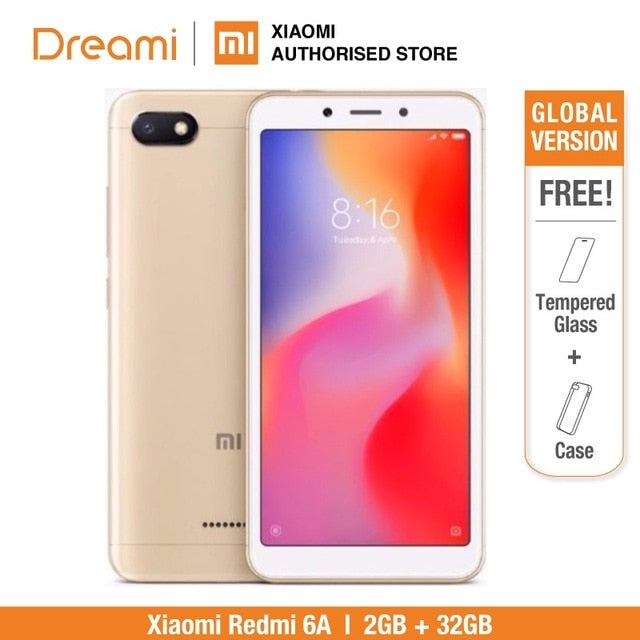 Global Version Xiaomi Redmi 6A 32GB ROM 2GB RAM (Brand New and Sealed) redmi6a 32gb