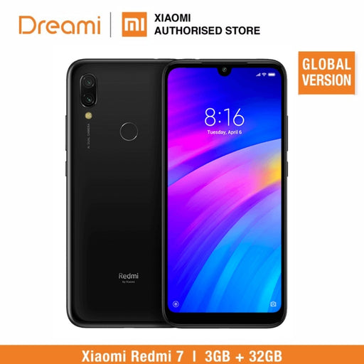 Global Version Xiaomi Redmi 7 32GB ROM 3GB RAM (Brand New and Sealed Box) READY Stock