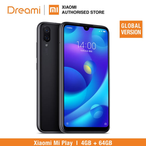 Global Version Xiaomi Mi Play 64GB ROM 4GB RAM LTE (Brand New & Sealed)