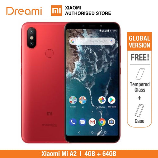 Global Version Xiaomi Mi A2 64GB ROM 4GB RAM  (Brand New and Sealed) MI A2 RED Limited edition