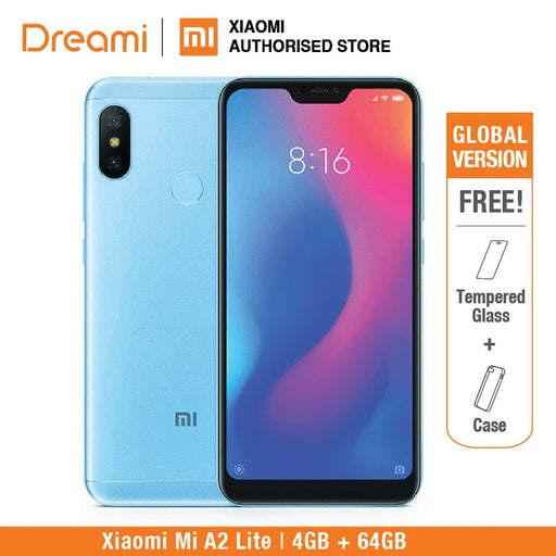 Global Version Xiaomi Mi A2 Lite 64GB ROM 4GB RAM (Brand New and Sealed)