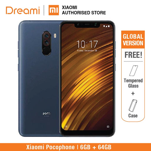 Global Version Xiaomi Pocophone F1 64GB ROM 6GB RAM (Brand New and Sealed) poco f1