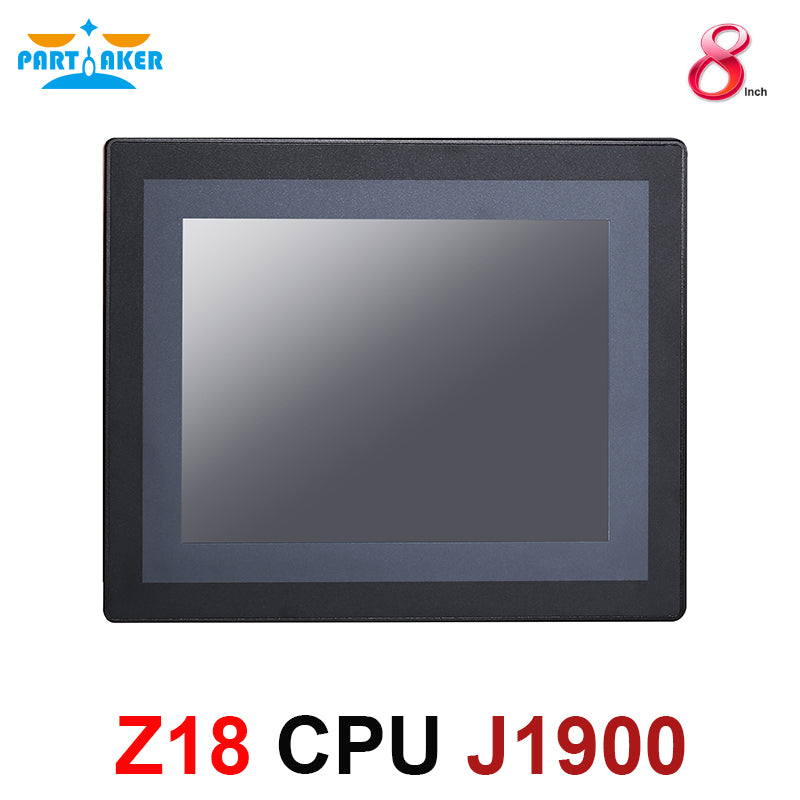 8 Inch LED IP65 Industrial Touch Panel PC All in One Computer With Resistance Touchscreen Intel Celeron J1900 Dual Lan